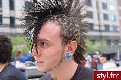Punk Rock Alternatywne Średnie Fryzury