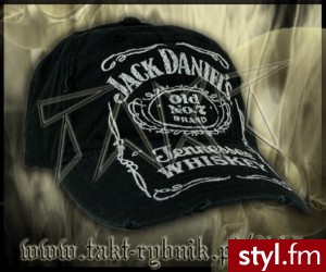 JACKDANIELS CZAPKA JACK DANIELS LOGO LARGE (8BF5-58825) - Nakrycia głowy Dodatki Moda