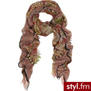 Paisley-print cashmere scarf - Etro - Polyvore. Pobrano ze strony: http://www.polyvore.com/paisley-print_cashmere_scarf/thing?id=31570596#1301514486243 - Pozostałe Dodatki Moda