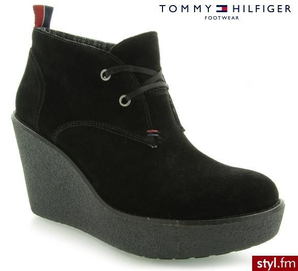 Tommy Hilfiger WINNIE 1 BLACK - Botki Buty Moda