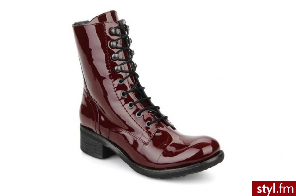 Muratti PÓŁBUTY I BOTKI HALDA BY MURATTI (Czerwony) - Botki Buty Moda