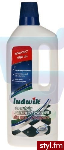 Ludwik Emulsja Samopołyskowa 600ml do PCV i Linoleum - Emu Buty Moda