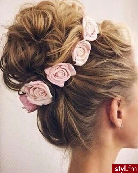 Blond Upięcie Kręcone Na co dzień Długie Fryzury