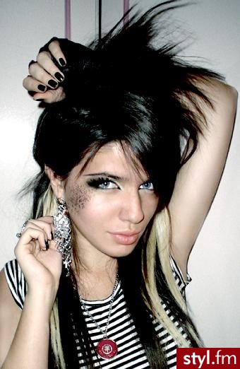 Punk Rock Alternatywne Średnie Fryzury