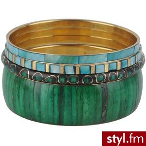 Tribal Bracelet Set - Forever21 - Polyvore. Pobrano ze strony: http://www.polyvore.com/tribal_bracelet_set/thing?id=32570893 - Misz-masz