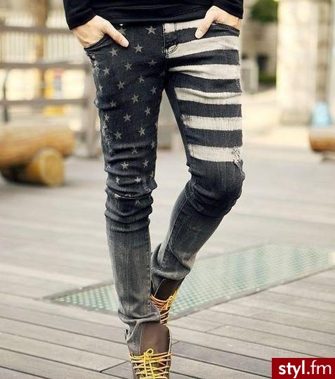 Jeansy Spodnie Moda