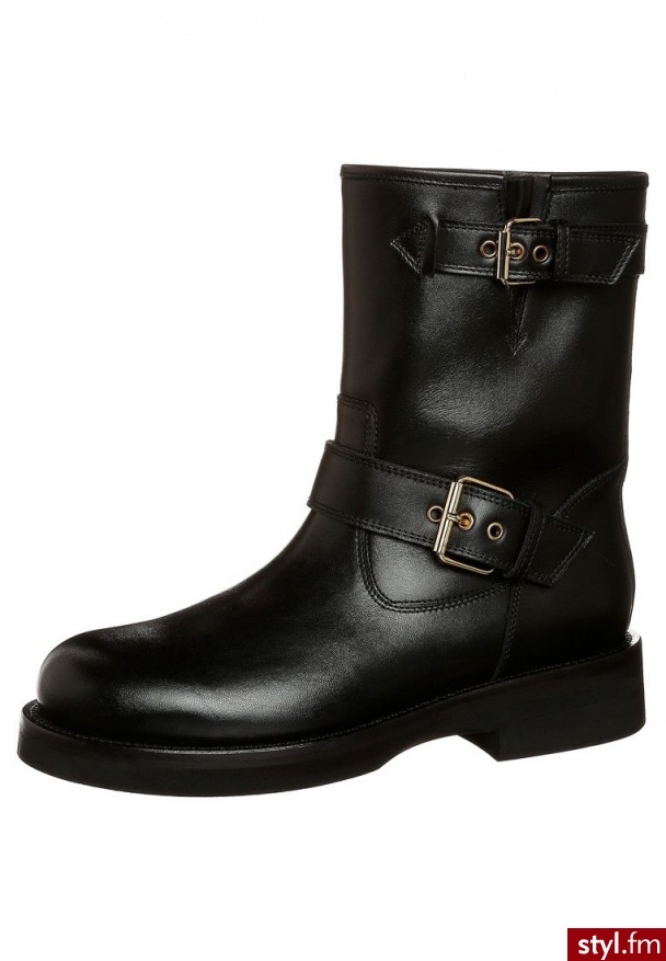 L’Autre Chose Botki kowbojki i motocyklowe czarny (LD1563.40GGO0543) - Botki Buty Moda