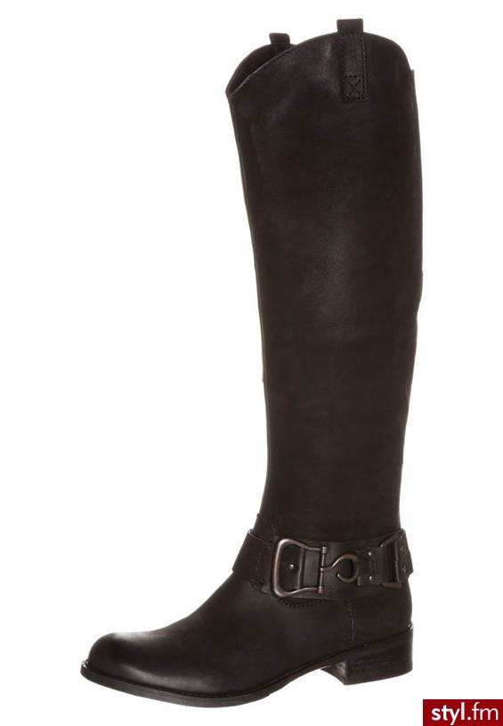 SPM NIAGARA Kozaki czarny - Kozaki Buty Moda