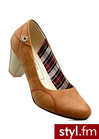 Bonprix Czółenka koniakowy 965441_22180 - Czółenka Buty Moda