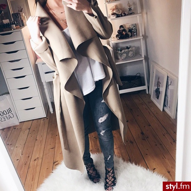 Płaszcze Okrycia Moda