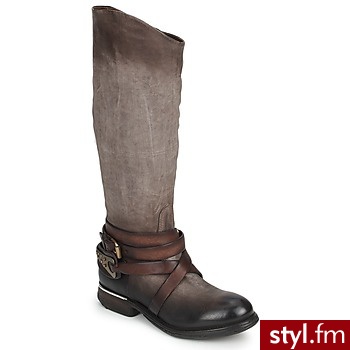 Air Step Buty LUX METAL Grey - Kozaki Buty Moda
