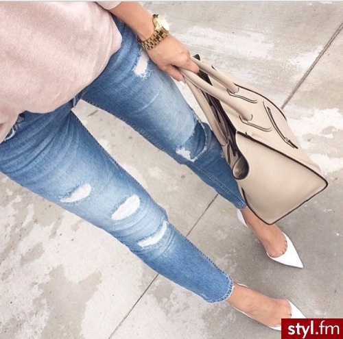 Jeansy Spodnie Moda