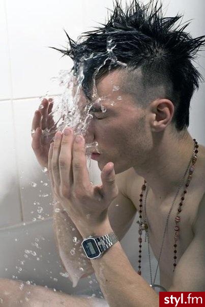 Czarne Punk Rock Alternatywne Krótkie Męskie Fryzury