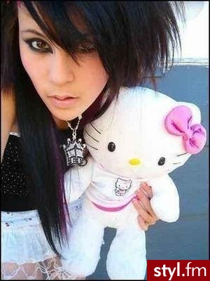 EMO Alternatywne Średnie Fryzury