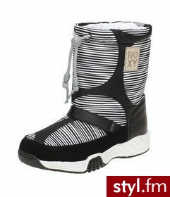 Roxy Buty damskie TARAH czarny/biały roz. 41 - Pozostałe Buty Moda