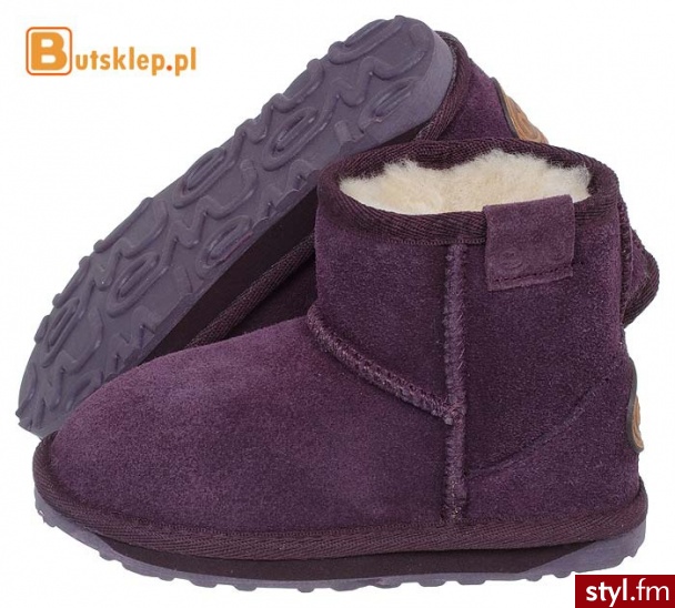 EMU Australia buty Wallaby Mini Kids Purple (K10103) - Emu Buty Moda