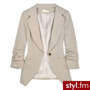 .. Elizabeth and James | Ruched-sleeve blazer | 
1 135 PLN ($395) - Pozostałe Ciuchy Moda