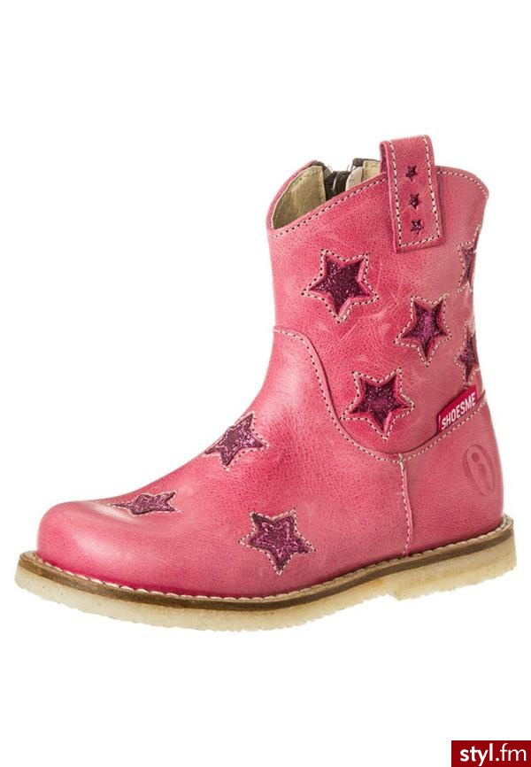 Shoesme Botki kowbojki i motocyklowe różowy (CR3W025) - Pozostałe Buty Moda