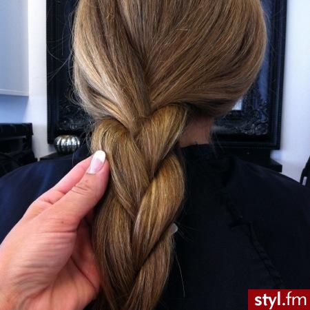 Blond Warkocze Proste Na co dzień Długie Fryzury