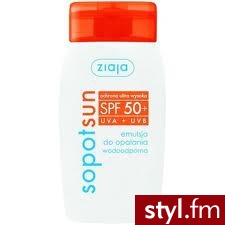 ziaja SopotSun SPF 50 emulsja 125 ml - Emu Buty Moda