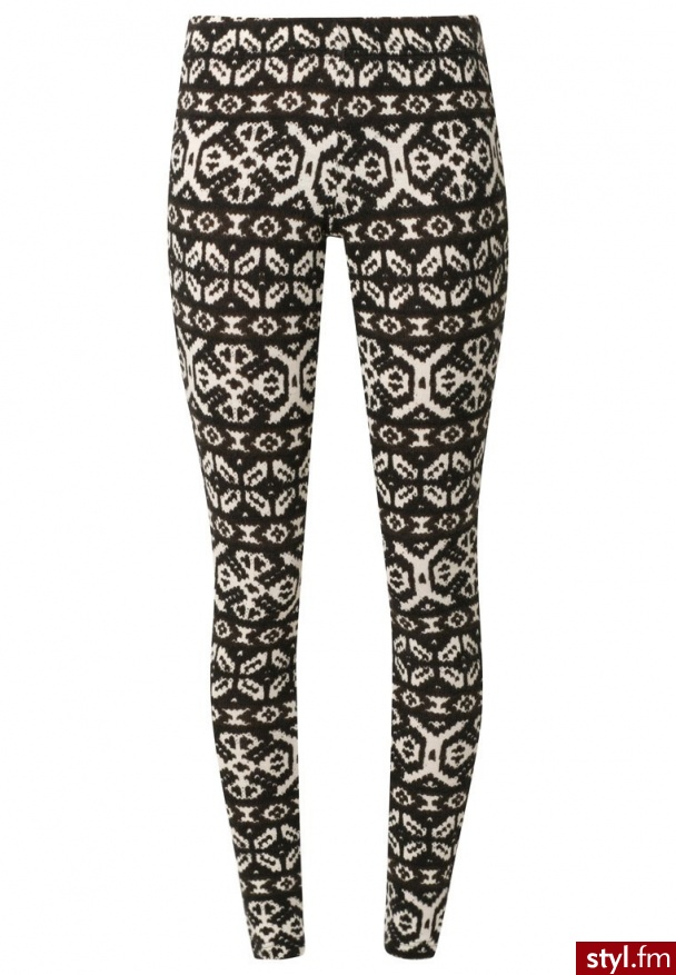 Even&Odd Legginsy brązowy (EV-0713-0521) - Leginsy Spodnie Moda
