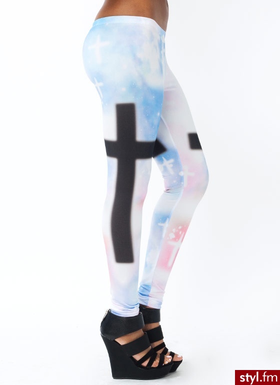 Leginsy Spodnie Moda