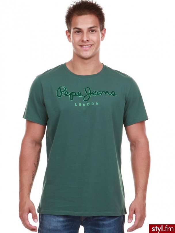 Pepe Jeans Logo Crew 693 XL zielony - Sportowe Buty Moda