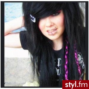 EMO Alternatywne Średnie Fryzury