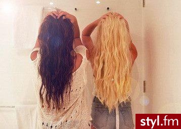 Blond Rozpuszczone Proste Na co dzień Długie Fryzury