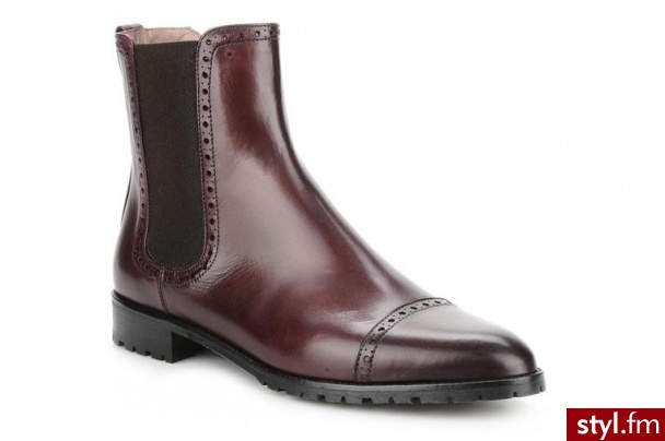 Georgia Rose PÓŁBUTY I BOTKI LAVIVA BY GEORGIA ROSE (Bordowy) - Botki Buty Moda