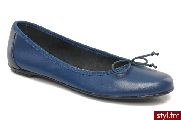 Valensi BALERINKI VEGA BY (NIEBIESKI) (Niebieski) - Balerinki Buty Moda
