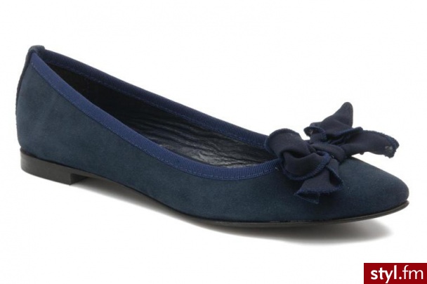 Georgia Rose BALERINKI GRIMELIA BY GEORGIA ROSE (Niebieski) - Balerinki Buty Moda