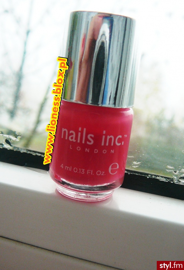 Informacje na temat tego produktu znajdziecie w NOTCE NA BLOGU: http://lioness.blox.pl/2013/11/Nails-inc-Brook-Street.html - Kosmetyki