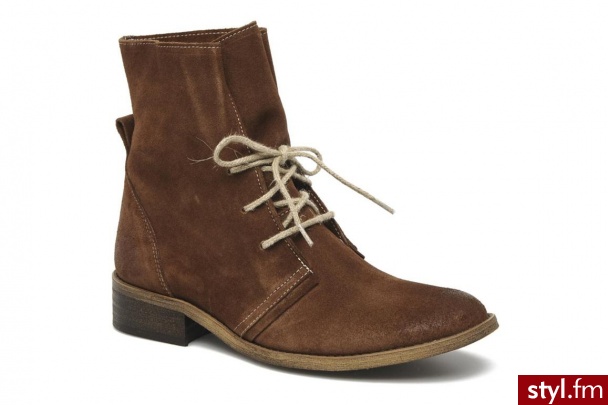 Addict-Initial Półbuty i botki Alao (Brązowy) - Botki Buty Moda