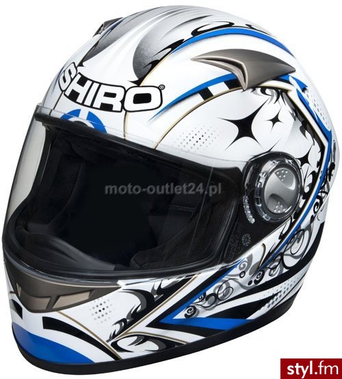motocyklowy Shiro SH-338 Sepang niebiesko-biały - Pozostałe Buty Moda
