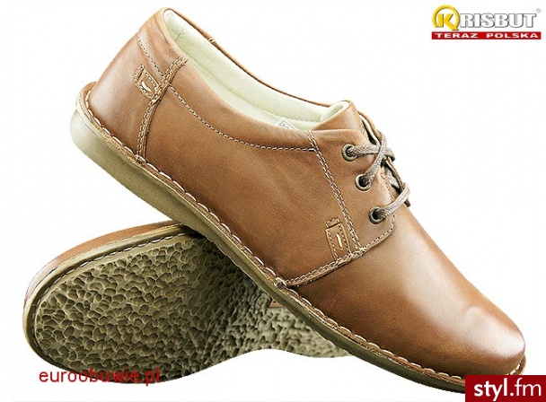 KRISBUT Obuwie Casual Półbuty KR-4433-3-D Brązowy - Półbuty Buty Moda