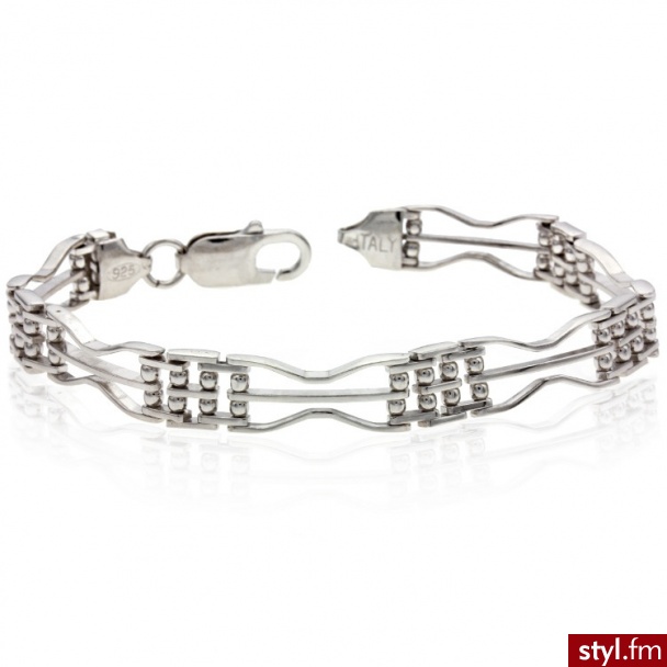 Srebrna Bransoletka NCL-BRA-0117 - Bransoletki Biżuteria Moda