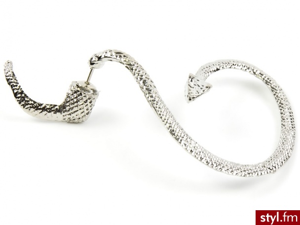 Iloko KOLCzYK NAUSzNICA SNAKE SREBRNY - Kolczyki Biżuteria Moda
