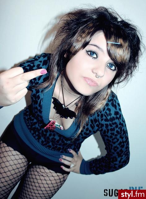 EMO Alternatywne Średnie Fryzury