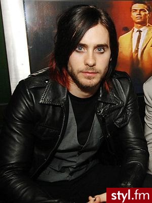 jared leto - Średnie Męskie Fryzury