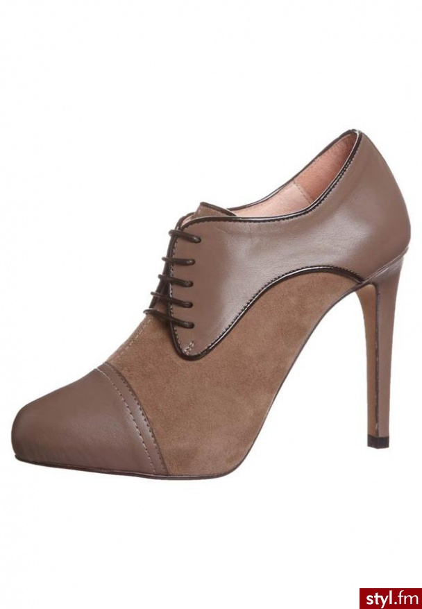 Zalando Collection Szpilki brązowy - Szpilki Buty Moda