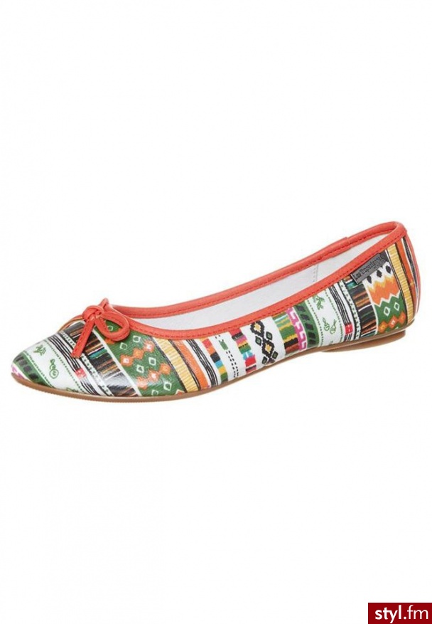 Les Tropéziennes par M Belarbi CAJUN Baleriny czerwony - Balerinki Buty Moda