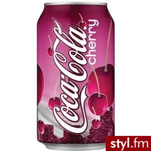 Coca-cola o smaku wiśniowym. Chciałabym wiedzieć gdzie można już taką zakupić. ;)  ;) xD - Gadżety Inne Moda