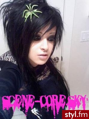 EMO Alternatywne Średnie Fryzury