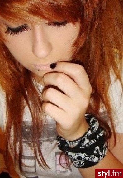 EMO Alternatywne Średnie Fryzury