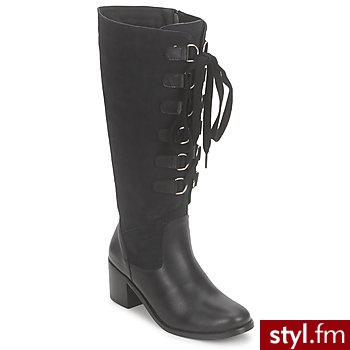 GXXL BUTY ERTINU Black - Kozaki Buty Moda
