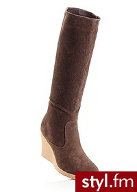 Bonprix Kozaki brązowy 922723_25179 - Koturny Buty Moda