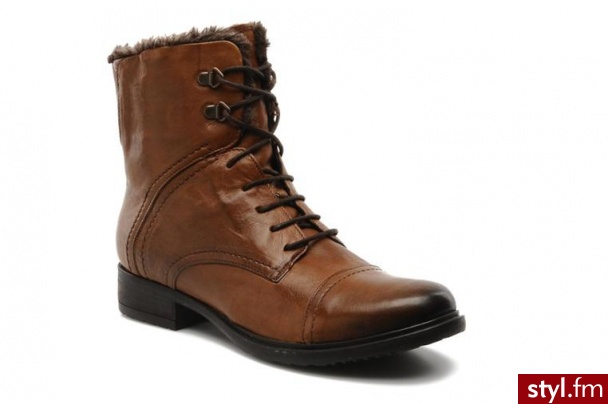 Clarks PÓŁBUTY I BOTKI MORTIMER LIZ BY CLARKS (Brązowy) - Botki Buty Moda