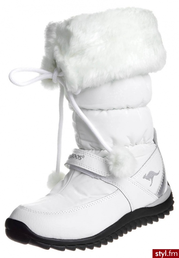KangaROOS PUFFY Śniegowce biały - Pozostałe Buty Moda