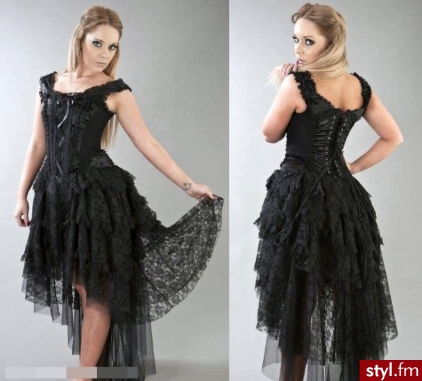 Goth - Pozostałe Sukienki Moda